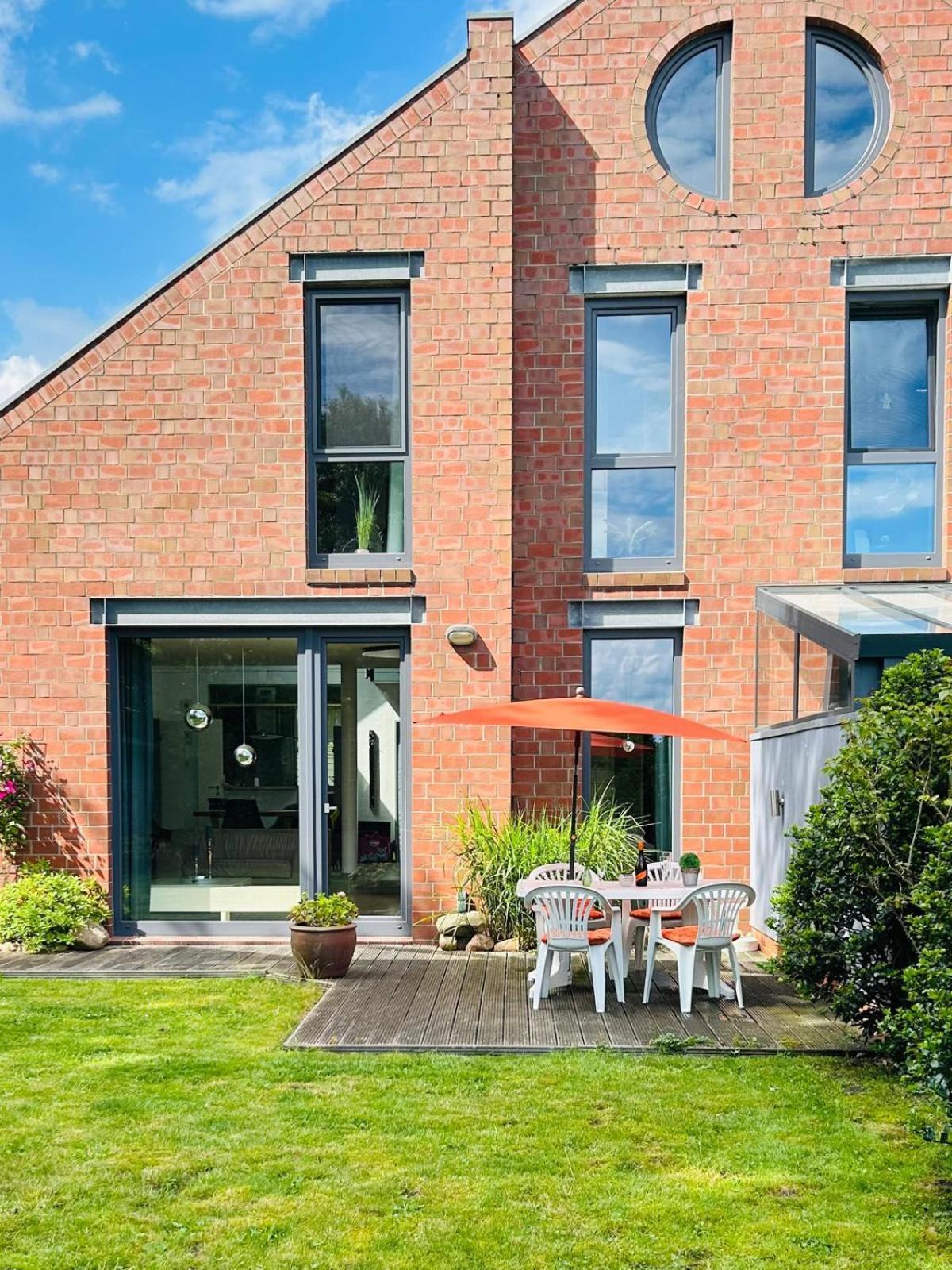 Stilvolles Architektenhaus Am Jadebusen 瓦雷尔 外观 照片